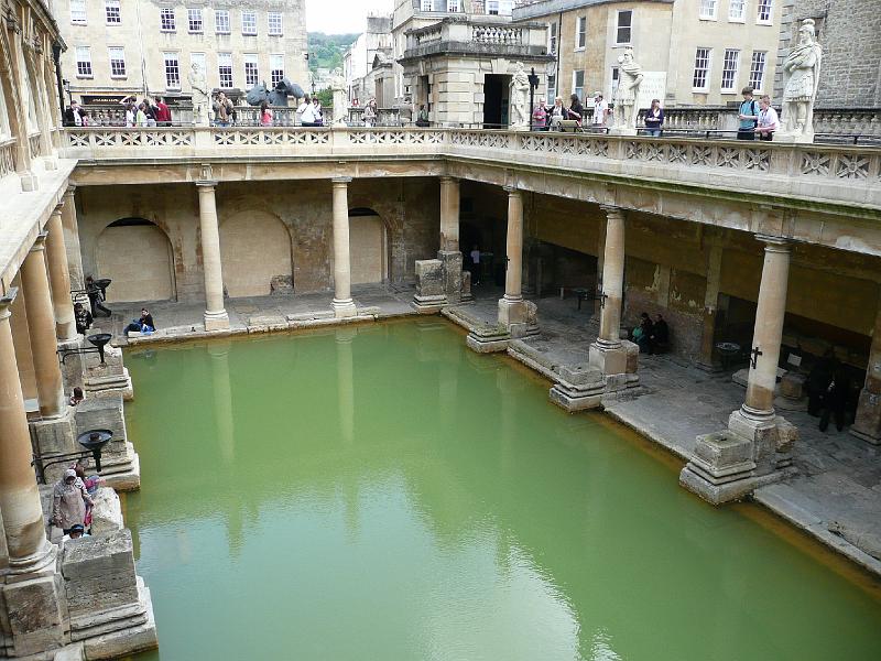P1000076- Grand bain aux thermes de Bath.JPG - Grand bain aux thermes de Bath